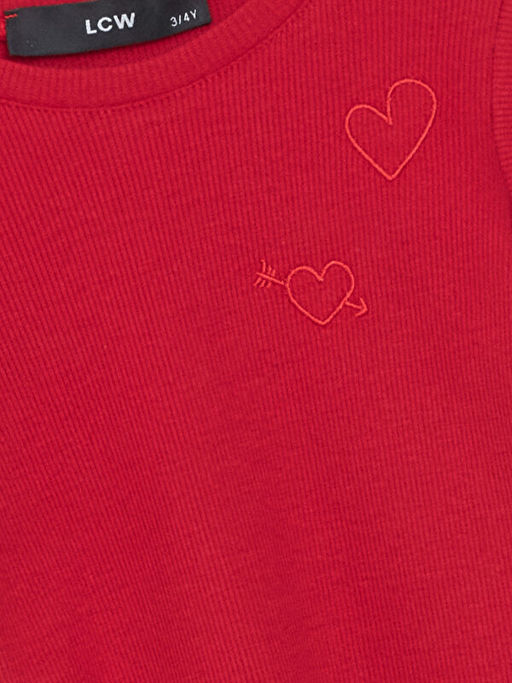 Bisiklet Yaka Nak??l? K?z ?ocuk Ti??rt - Waikiki фото 2