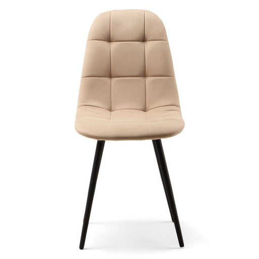 Стул мягкий для кухни «Лукас», обвивка velutto 07, цвет бежевый