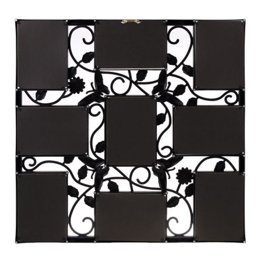 Фоторамка коллаж 53х53 см бабочка / KS808 /уп 24/9 фото черная - ГалеонТрейд фото 4