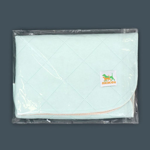 Пелёнка для животных многоразовая впитывающая, 60 х 50 см, мятная - Пижон фото 6