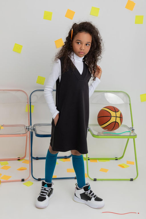 К 5817/черный платье для дев