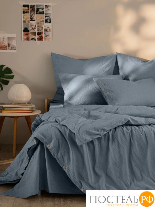 КПБ PRIME PRIVE СМОГЕН голубой  фото 3