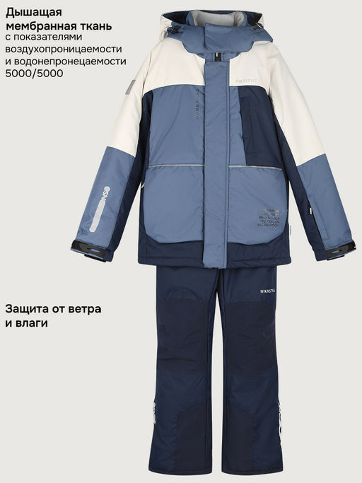 Костюм 7з5525 деним/неви