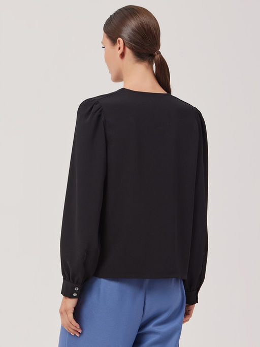 Блузка женская 1231133007 black - Eleganzza фото 5
