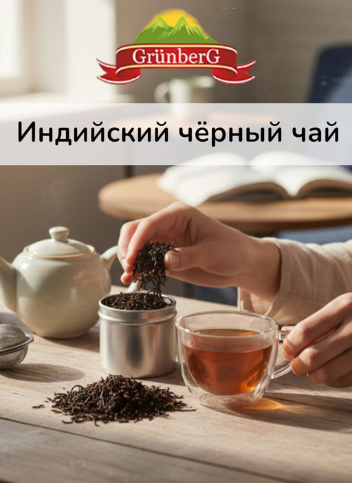 Черный чай "GRUNBERG" LITE " Байховый "