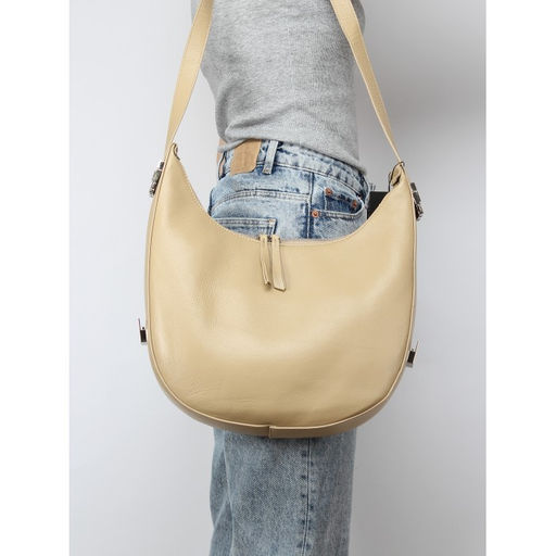 Сумка женская натуральная кожа GU 163-8537, 1отд+еврокарм, бежевый SALE 260168 - Adelia фото 10