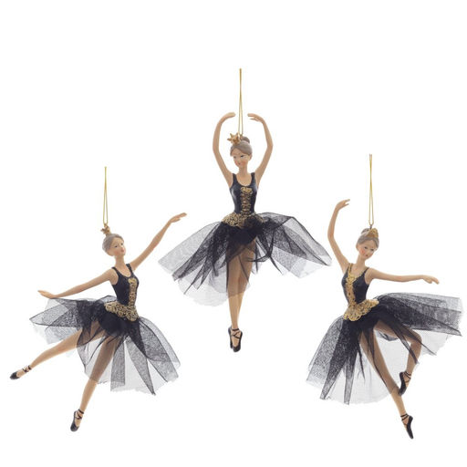 Изделие декоративное подвесное "Балерина", L10 W2 H21,5 см, 3в.