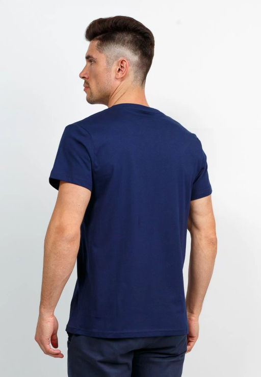 Футболка мужская короткий рукав GREG TS521-3920 (т.синий)