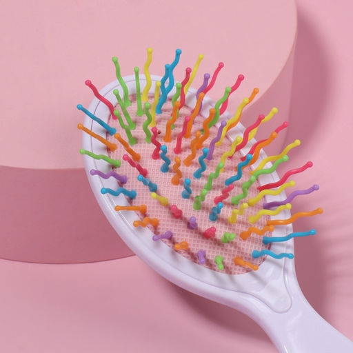 Расчёска массажная, 5.5×15(±1) см, МИКС