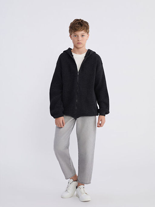 Kap??onlu Erkek ?ocuk Triko H?rka