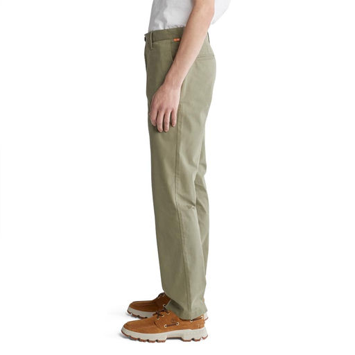 Брюки Timberland Chino Pant Twill Squam Lake Stretch зеленые  фото 2