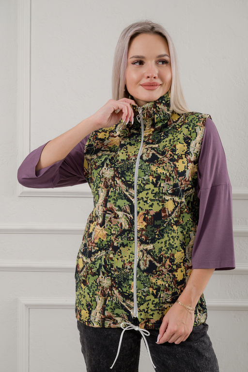 Жилет женский из футера Клен - Амадэль фото 2