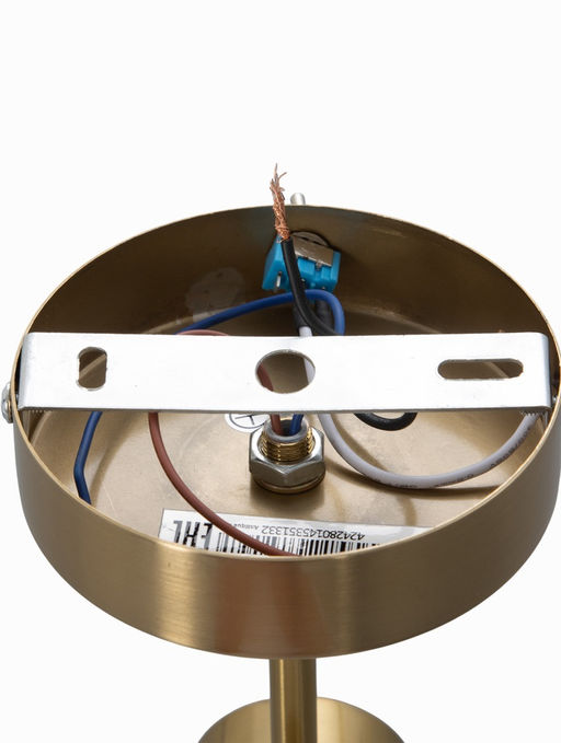 Бра 74535/1W, 1x40Вт, E14, цвет латунь