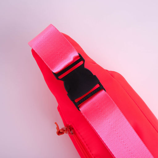 Поясная сумка на молнии, 2 кармана, цвет коралловый - Simaland фото 4