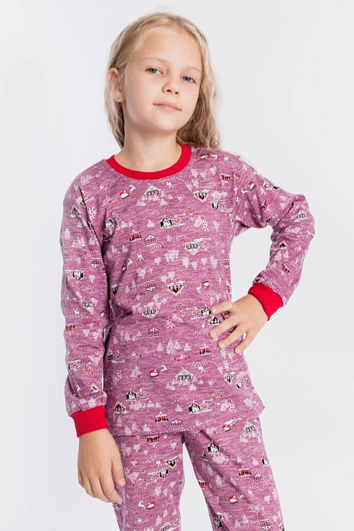 Пижама с брюками 21421Дрл Набивка - Елена фото 4