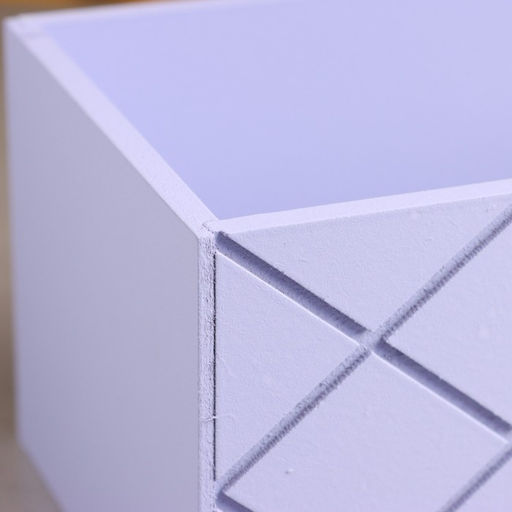 Кашпо деревянное Эллада большая, сетка, 2512,510 см Лавандовый - Дарим красиво фото 4