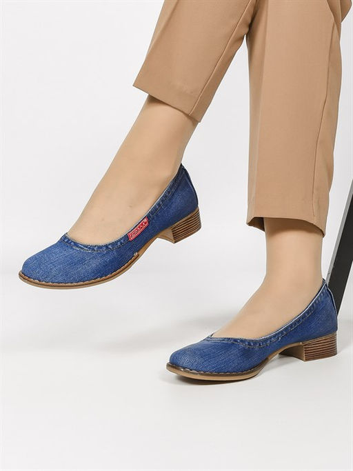 Туфли модельные на выход и на работу 6500-0163 Denim