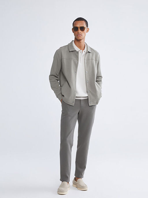 Rahat Kal?p Uzun Kollu Erkek G?mlek Ceket