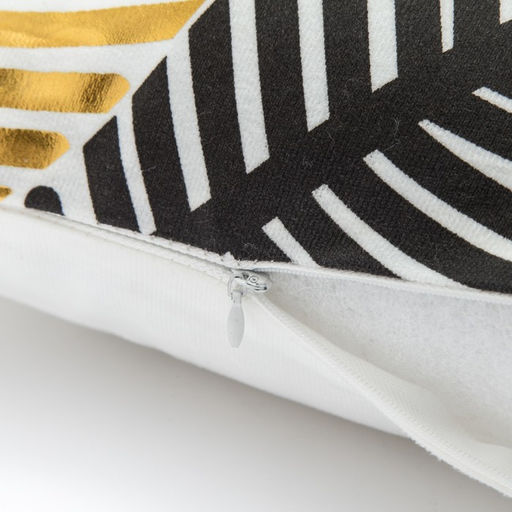 Наволочка декоративная Этель Листья 42 х 42 см, велюр  фото 3