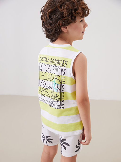 Bisiklet Yaka Erkek ?ocuk Atlet