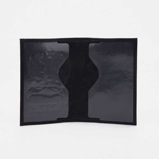 Обложка для паспорта, флотер, 9.5×0.5×13.5, см, чёрная