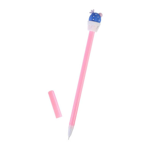 Цена за 9 шт. Ручка-прикол Calligrata Кактус, гелевая, МИКС  фото 2