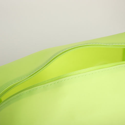 Косметичка на молнии для бассейна, с ручкой, с принтом Good trip, зелёная - Simaland фото 3