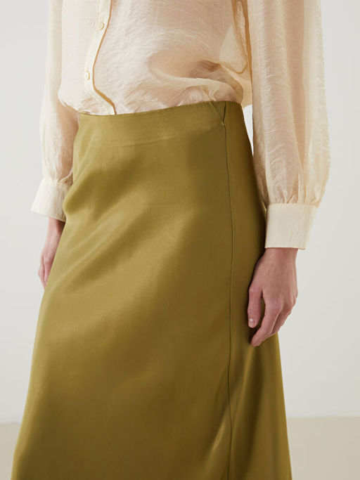 Beli Lastikli Saten Etek