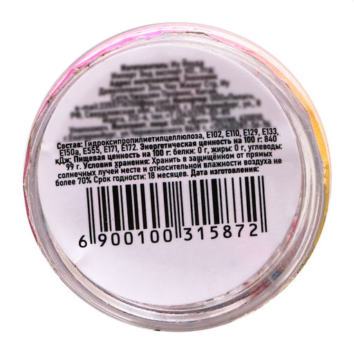 Глиттер фигурный Сердца, микс - Simaland фото 4