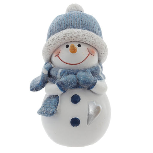 Фигурка декоративная "Снеговик", L5 W5 H8 см, 2в.