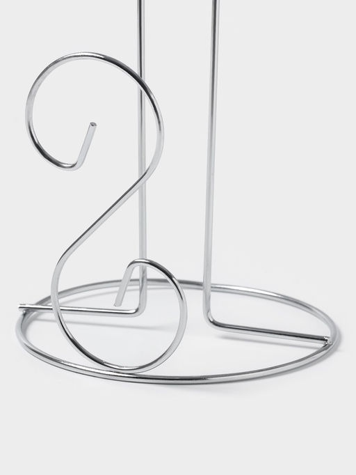 Держатель для бумажных полотенец настольный Доляна «Волна», 14×14×29 см, хром