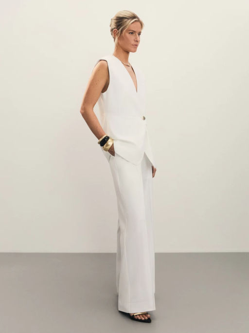 Брюки из тенселя и хлопка / Zarina  фото 5