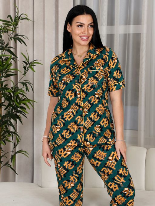 7 ПИЖАМНЫЙ ЖЕНСКИЙ КОСТЮМ - А-дина фото 3