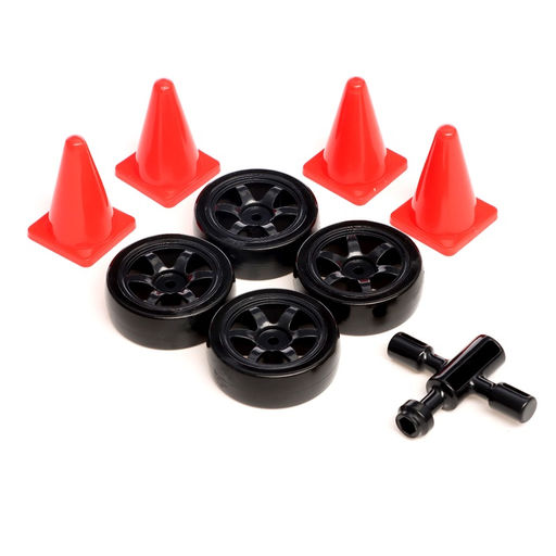 Машинка на пульте управления Легенда Дрифта, радиоуправление, полный привод, 40 км/ч, 2 комплекта колёс, 1:16, цвет белый - АвтоГрад фото 11