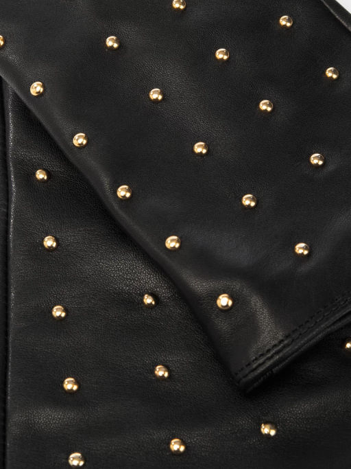 Перчатки женские 100% ш IS912 black/gold - Eleganzza фото 7