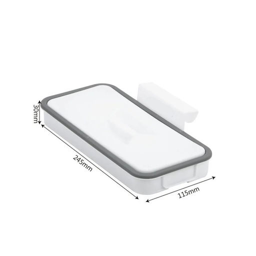 Держатель для мусорного пакета подвесной на дверцу 1.7 см, белый - Simaland фото 11