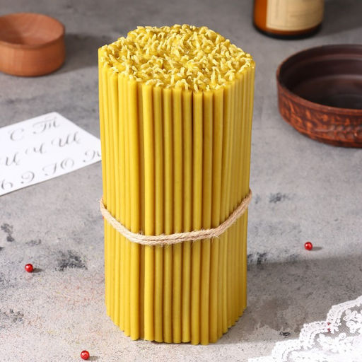 Свечи церковные №80, упаковка 1 кг, парафин и воск