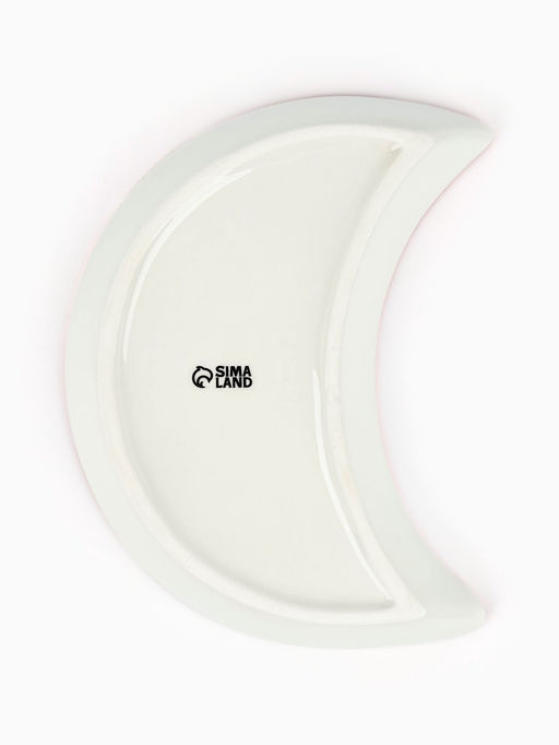 Тарелка новогодняя плоская «Тепла и уюта», 10.5×20 см, ручная работа