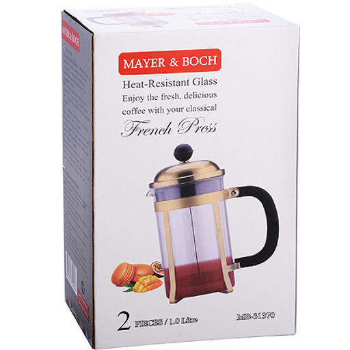31370 Заварник Френч-Пресс (1 л) МВ(x12) - Mayer&boch фото 3