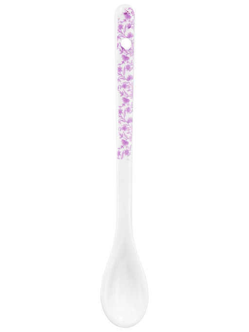 Банка д/сыпучих прод. 1 л 16,5х15,5х11,5 см Лаванда, с откид. бамбук. крыш.+ложка NEW BONE CHINA - Elan gallery фото 5