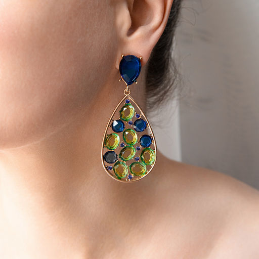 Серьги Арт. 3V-8428-Y - MyGemma фото 2