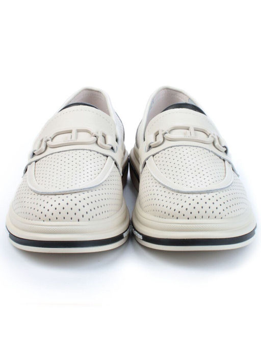 03-PDD170-2 BEIGE Лоферы женские (натуральная кожа)