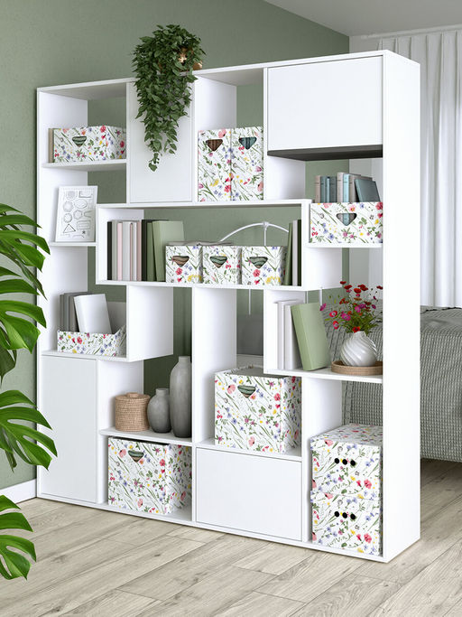 VAL HC-BC-4H Коробка для хранения, 28*28*14 см, набор 4 шт., HERBARIUM CLOVER, шт - Valiant фото 11