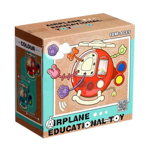 Развивающая игрушка «Вертолётик», цвета МИКС