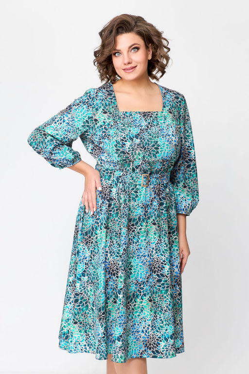 Блуза Swallow 803.2 черный+серебряный узор фото 1008