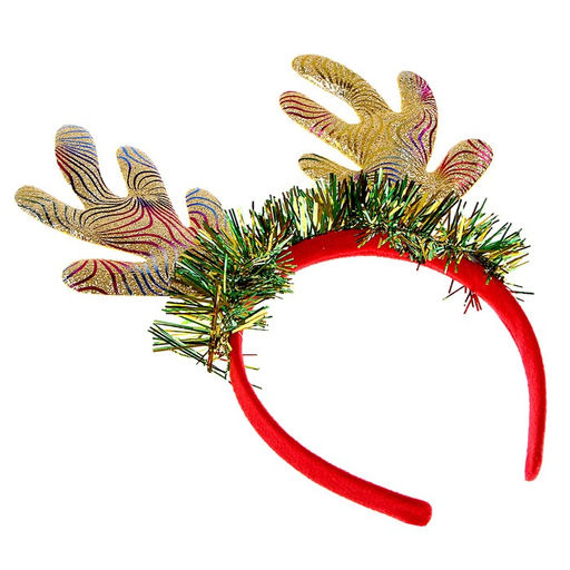 Ободок новогодний карнавальный «Рожки»