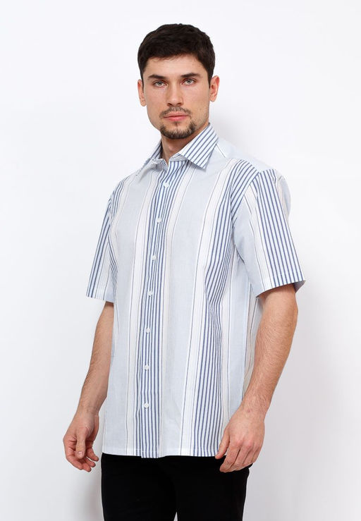 Сорочка мужская короткий рукав BERTHIER Caballero 23023  фото 6