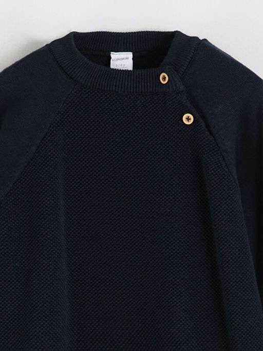 Bisiklet Yaka Uzun Kollu Erkek ?ocuk Triko Kazak