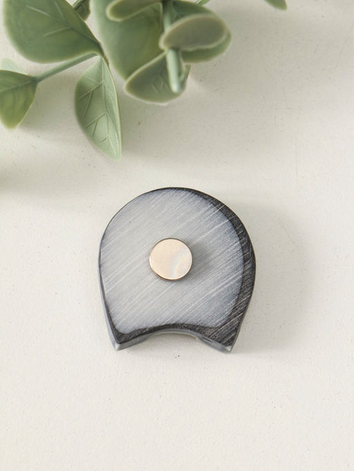 Магнит на холодильник Подкова с головой лошади, 3 см