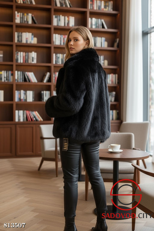 Эко шубка женская из искусственного меха - Bruno фото 2